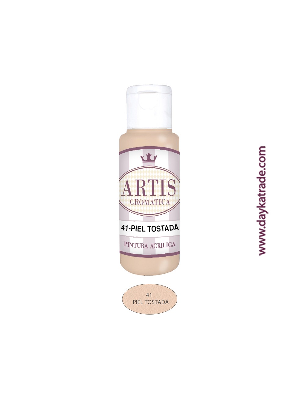 nº 41 piel tostada (60ml) pintura acrilica artis cromatica