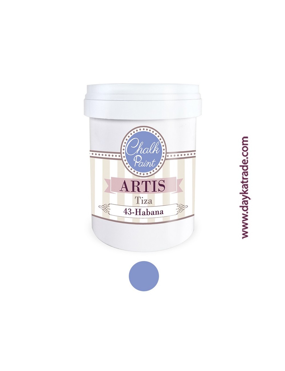 nº 43 habana pintura tiza chalk paint artis 750 ml