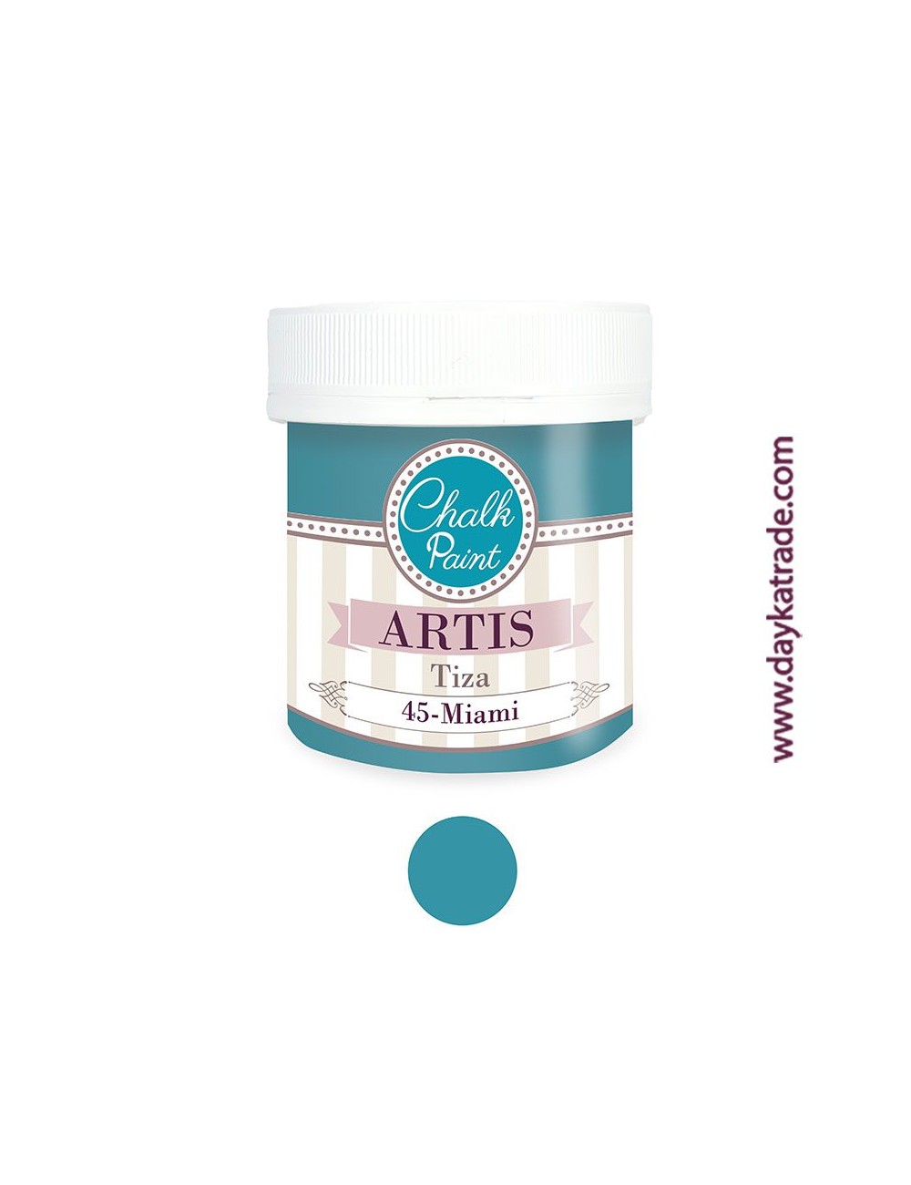 nº 45 miami pintura tiza chalk paint artis 250 ml