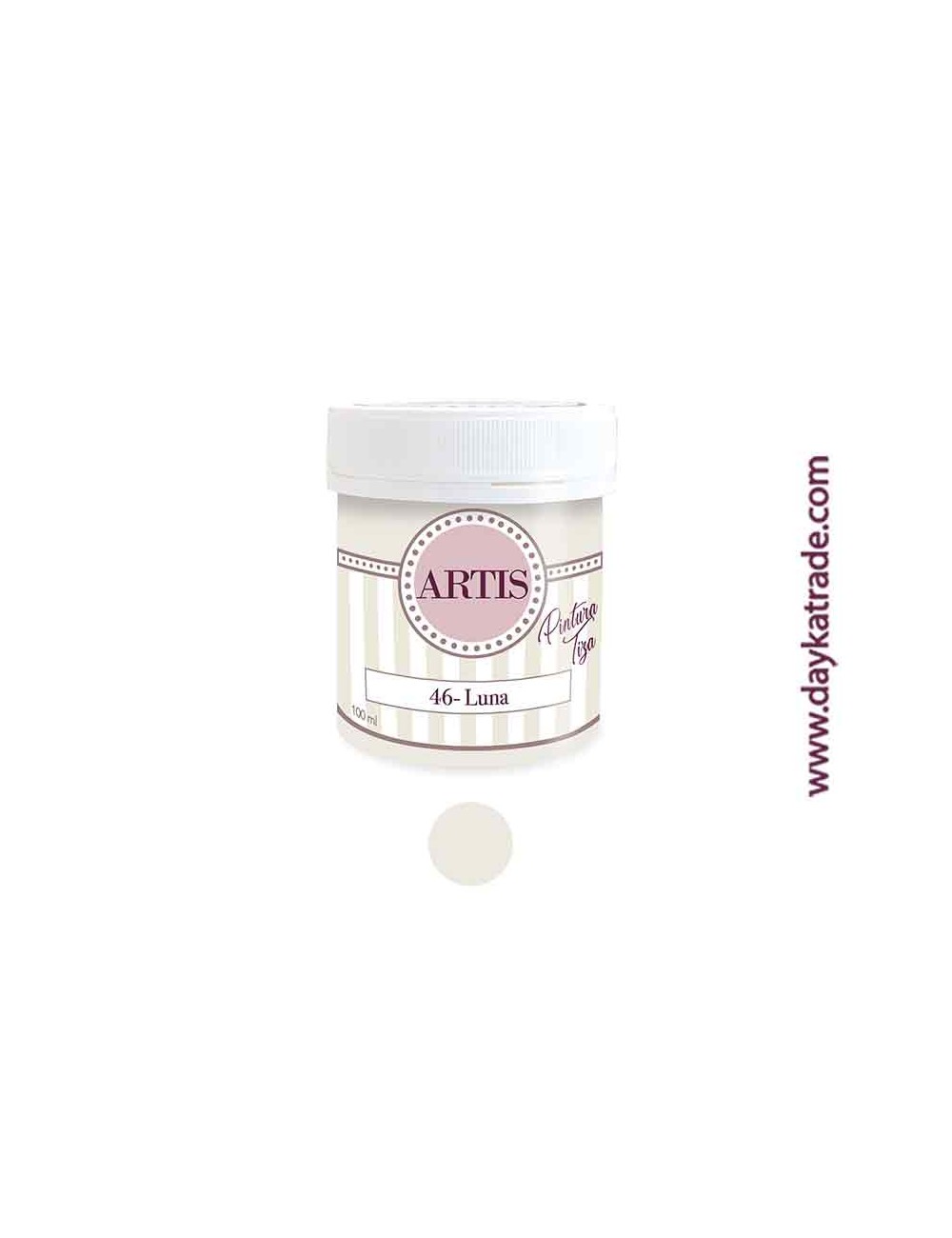 nº 46 luna pintura tiza chalk paint artis 100 ml
