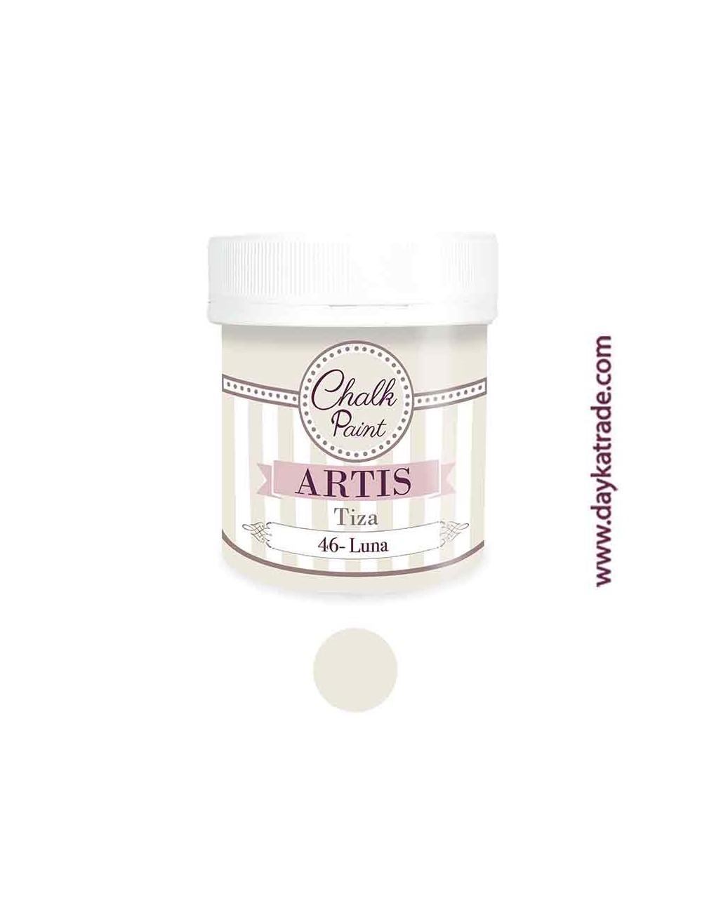 nº 46 luna pintura tiza chalk paint artis 250 ml