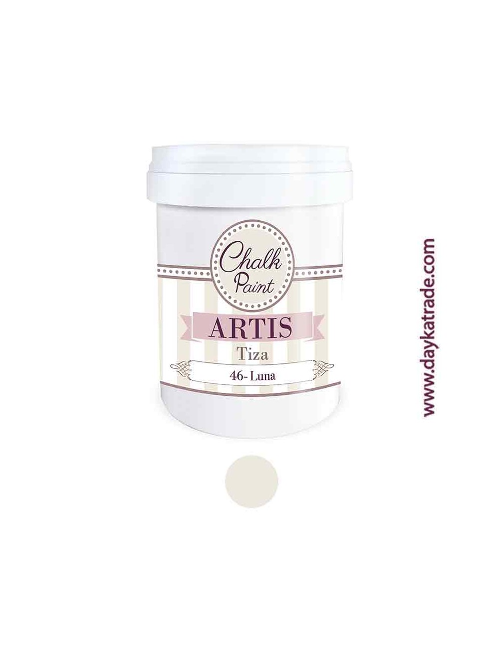 nº 46 luna pintura tiza chalk paint artis 750 ml