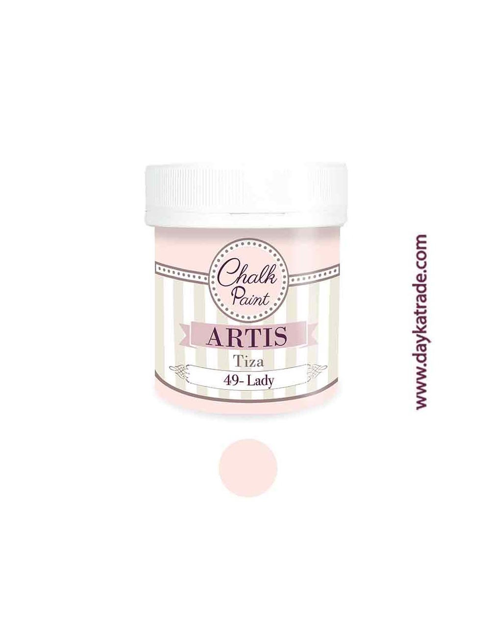 nº 49 lady pintura tiza chalk paint artis 250 ml