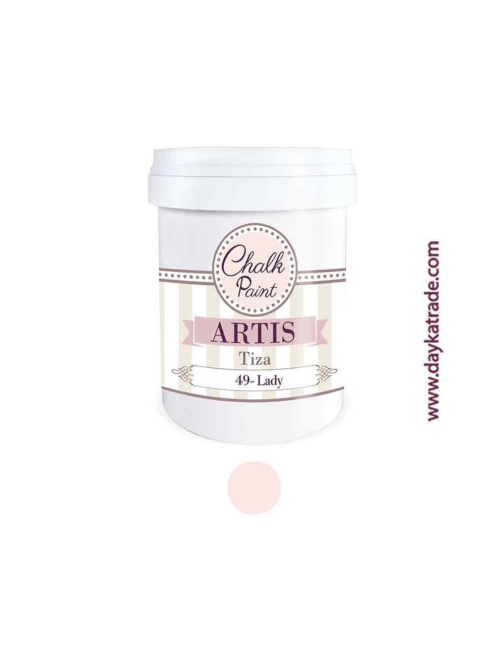 nº 49 lady pintura tiza chalk paint artis 750 ml