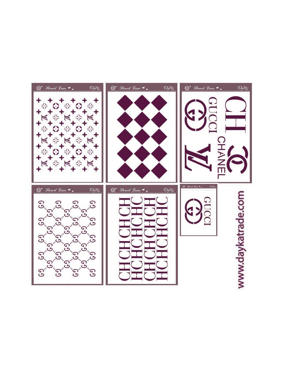 Pack de stencil  A4 y  a