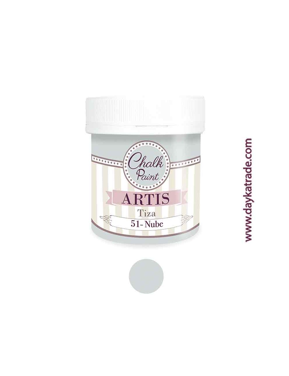 nº 51 nube pintura tiza chalk paint artis 250 ml