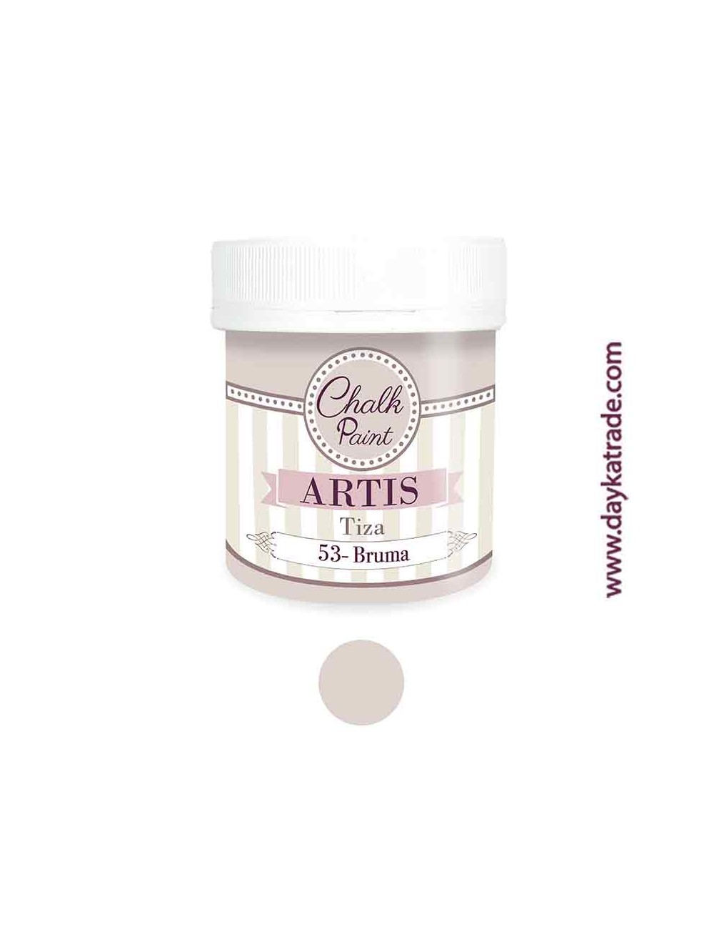 nº 53 bruma pintura tiza chalk paint artis 250 ml