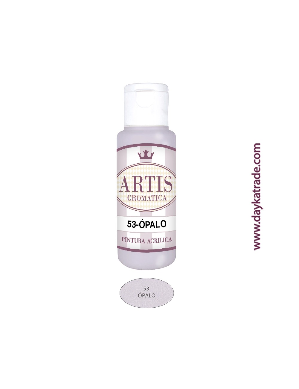nº 53 ópalo (60ml) pintura acrilica artis cromatica