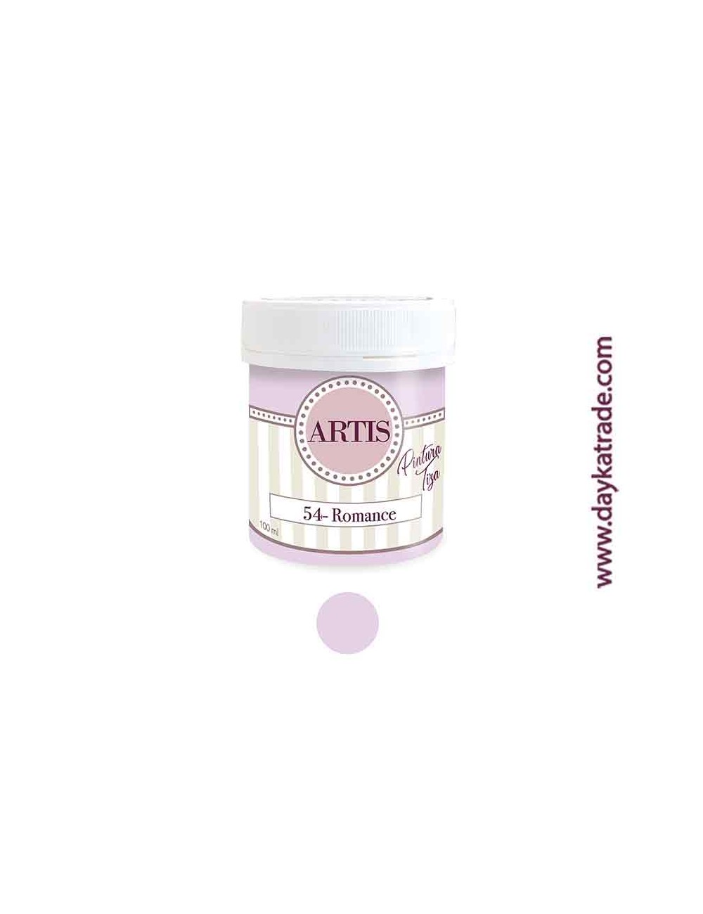nº 54 romance pintura tiza chalk paint artis 100 ml