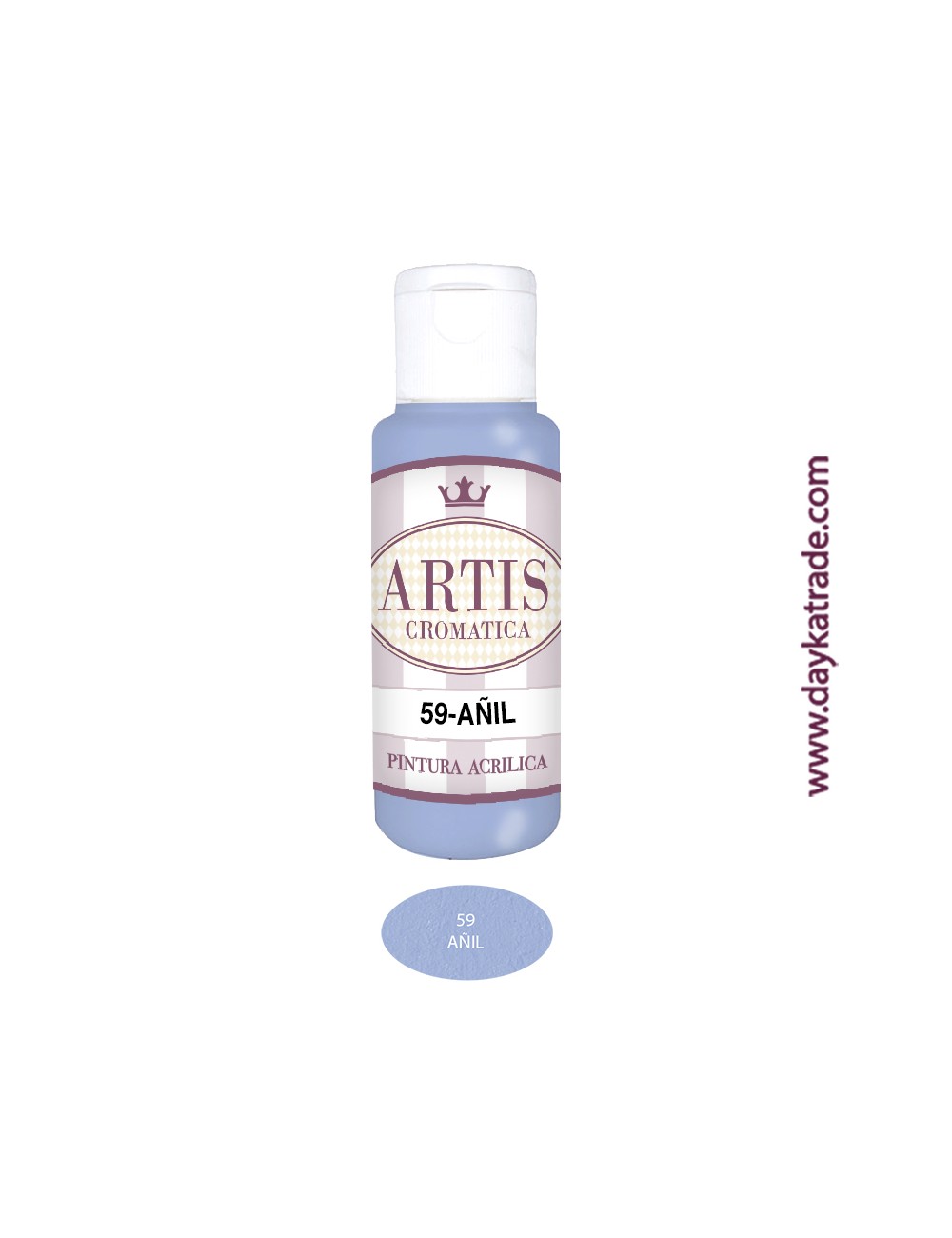 nº 59 añil (60ml) pintura acrilica artis cromatica