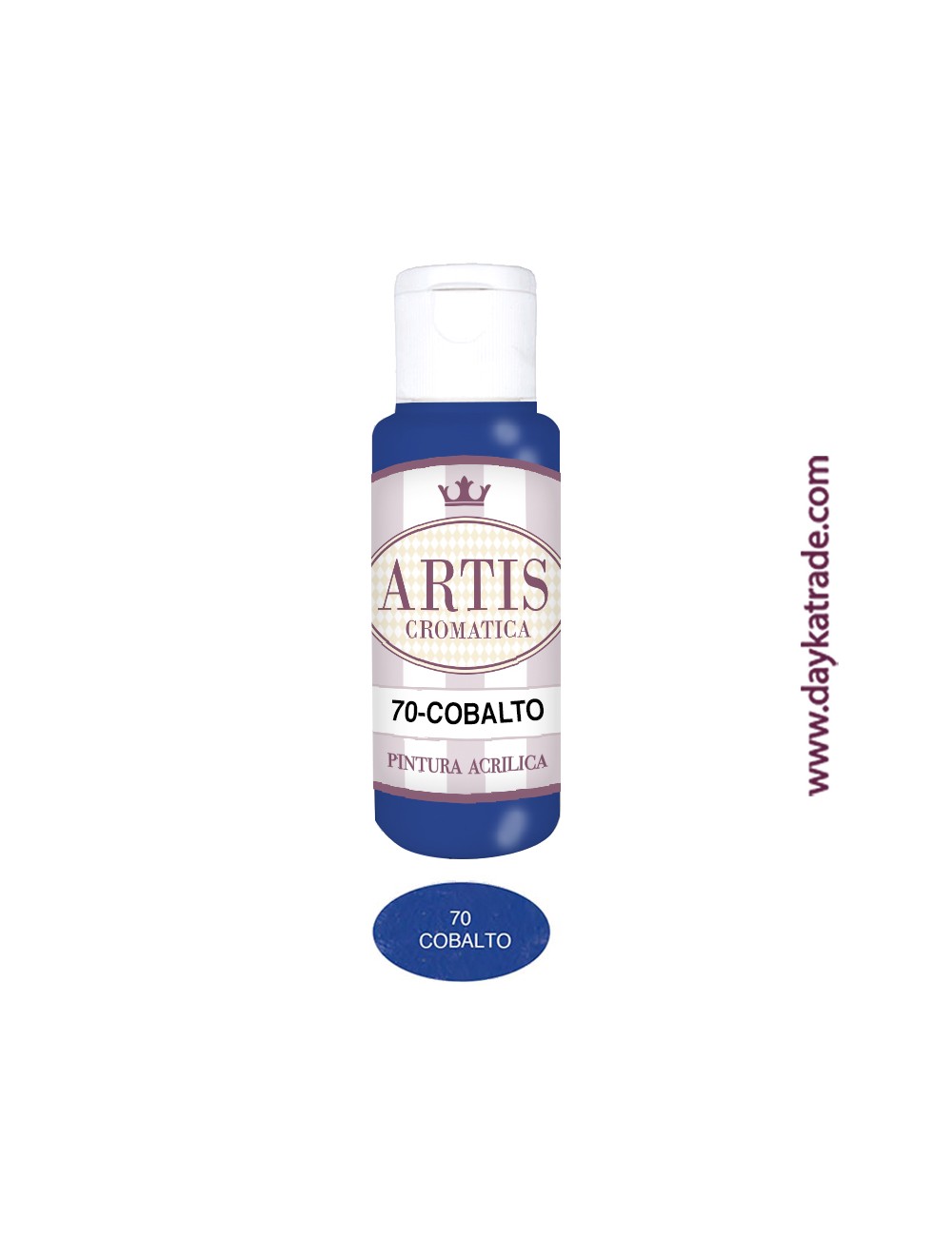 nº 70 cobalto (60ml) pintura acrilica artis cromatica