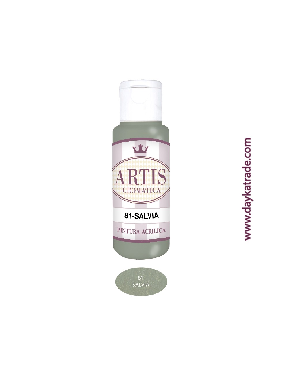 nº 81 salvia (60ml) pintura acrilica artis cromatica
