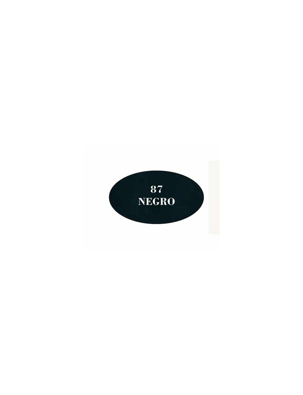 nº 87 negro pintura acrilica artis cromatica de 1 kg