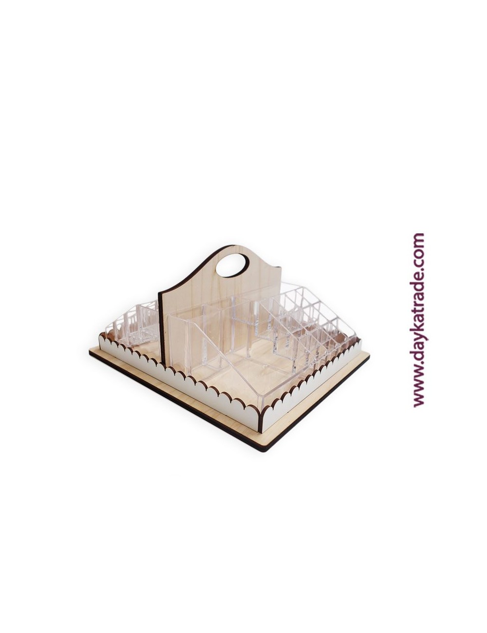 organizador de maquillaje doble