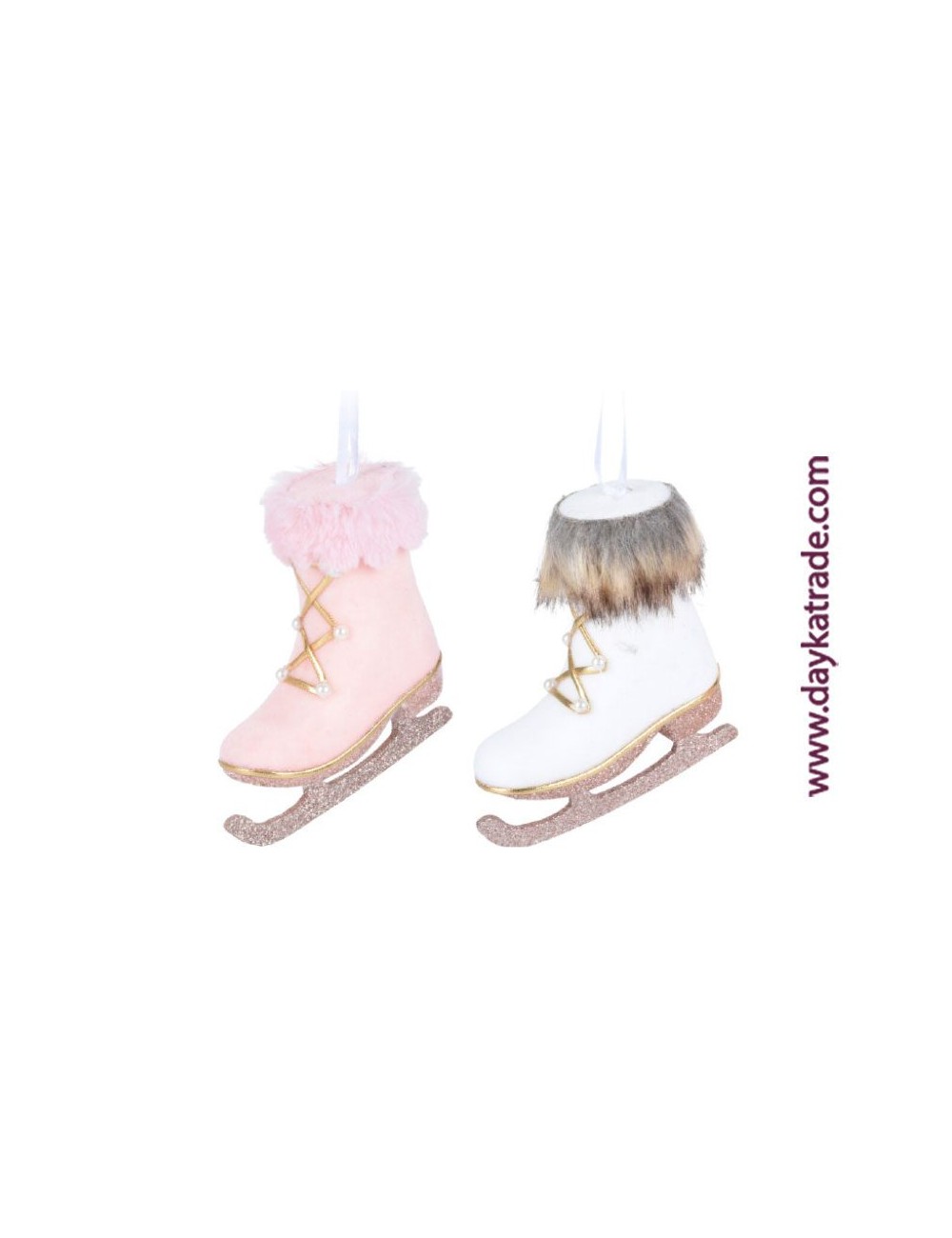 pack de 2 patines de hielo para colgar
