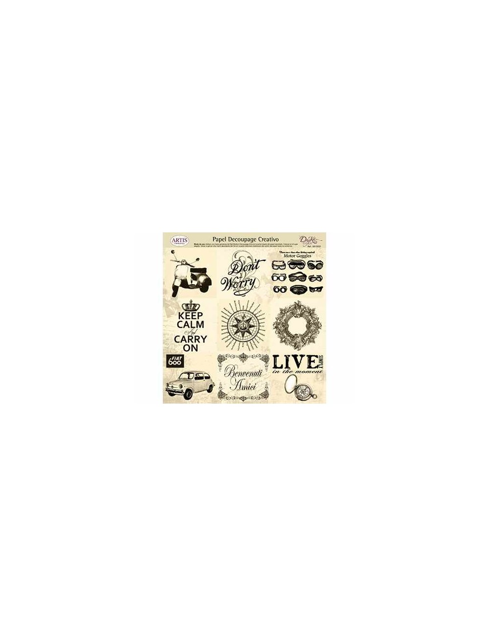 papel decoupage artis de dayka trade