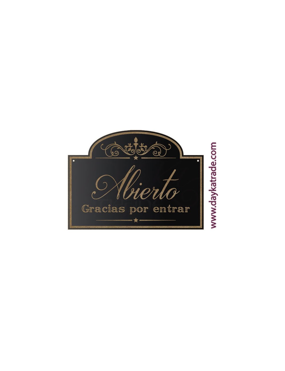 Pizarra "abierto"