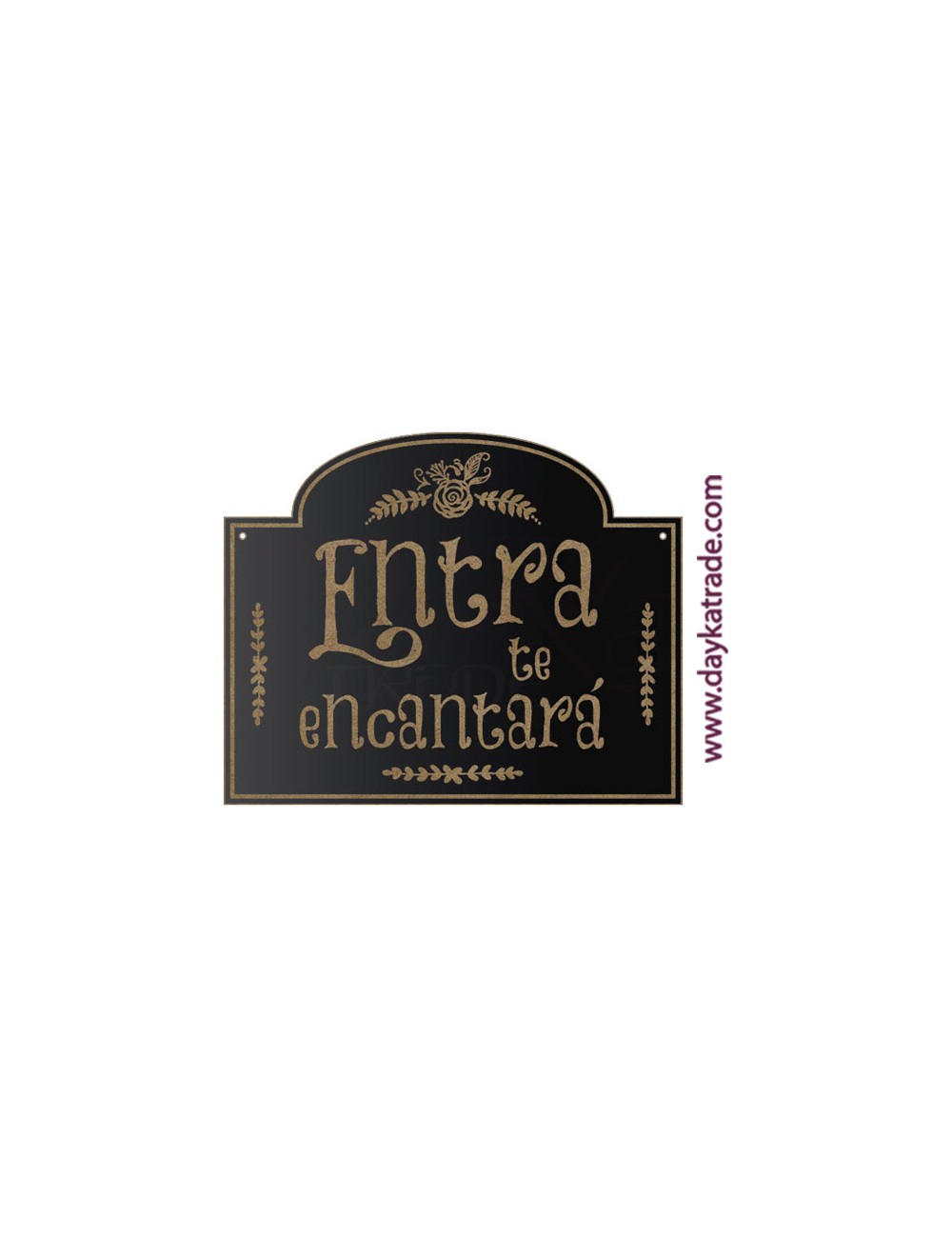 Pizarra "entra"