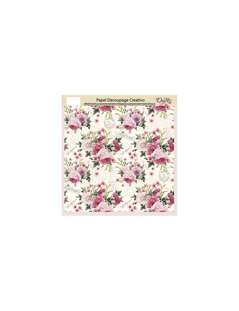 papel decoupage artis de dayka trade flores
