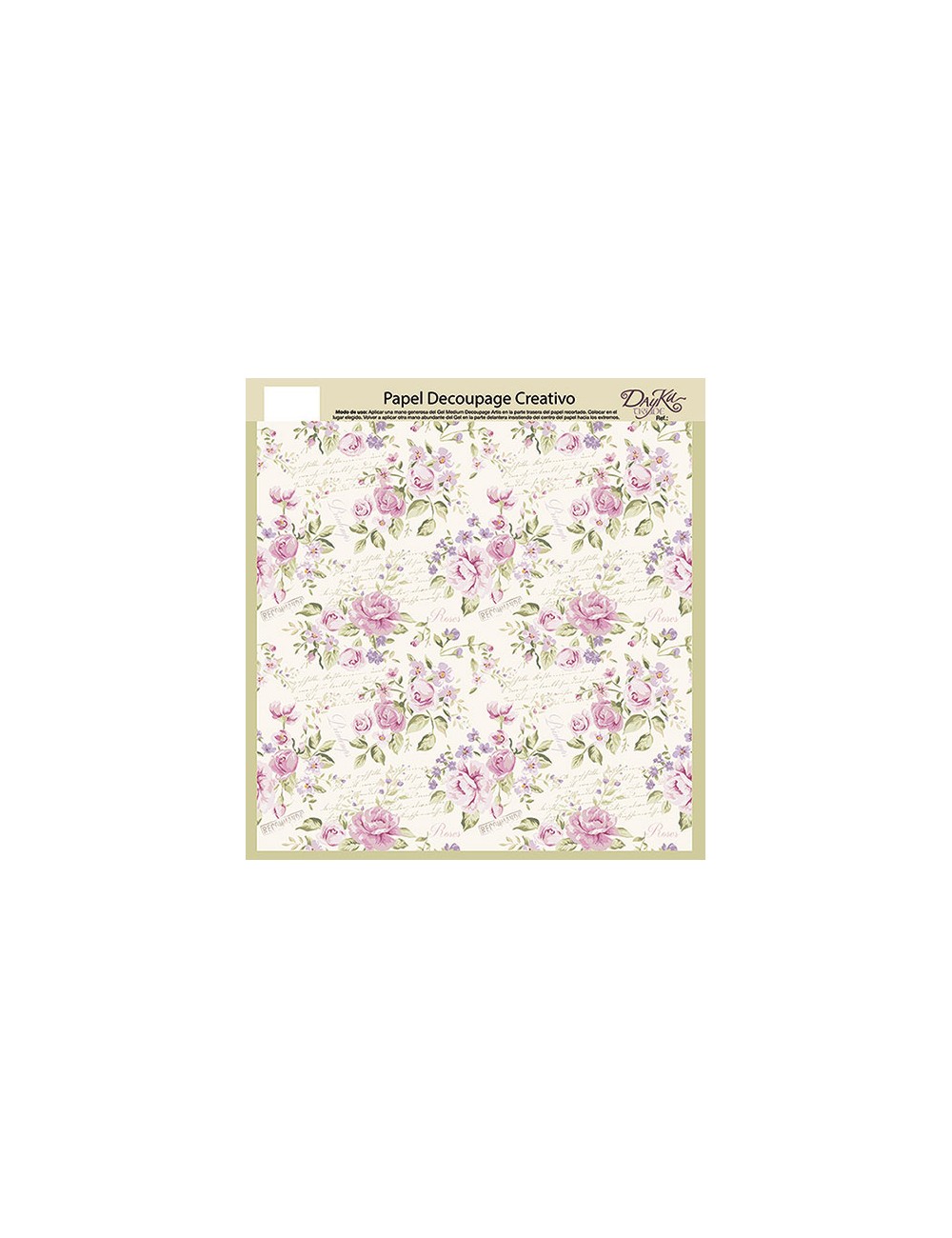 papel decoupage artis de dayka trade flores