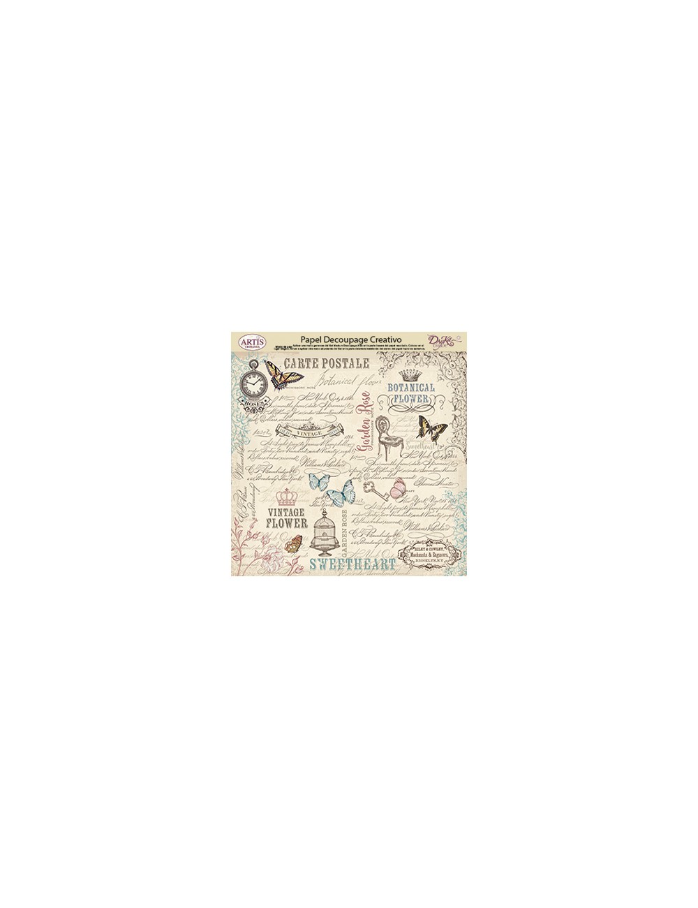papel decoupage artis de dayka trade texto