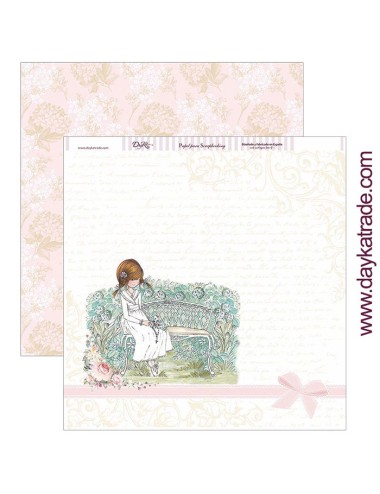 papel scrap "Comunión niña" dayka