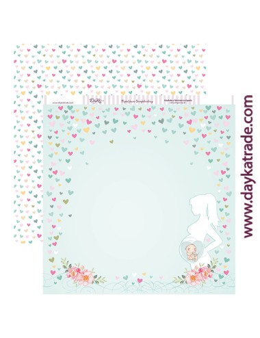 papel scrap "ecografía"