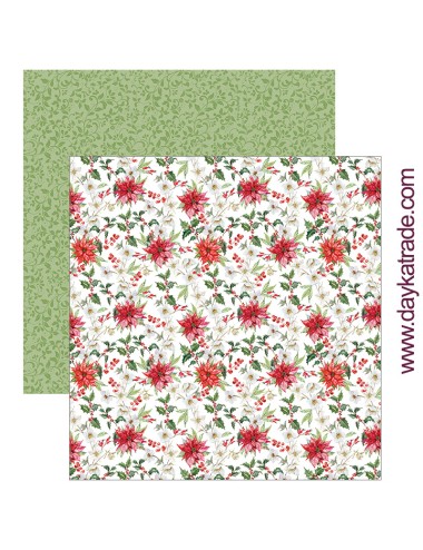 papel scrap "flores" dayka
