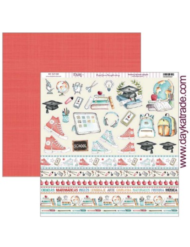 papel scrap "recortables y tiras" dayka