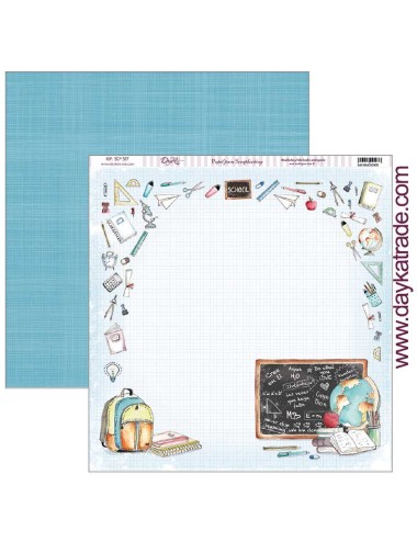 papel scrap "school" dayka