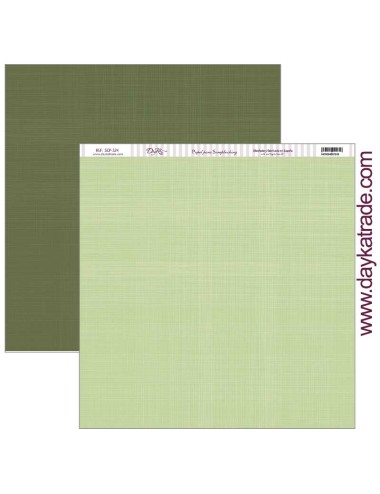 papel scrap "texturas verdes" dayka