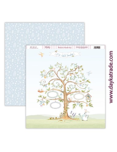 papel scrap bebé niña - colección "Ha nacido una estrella"