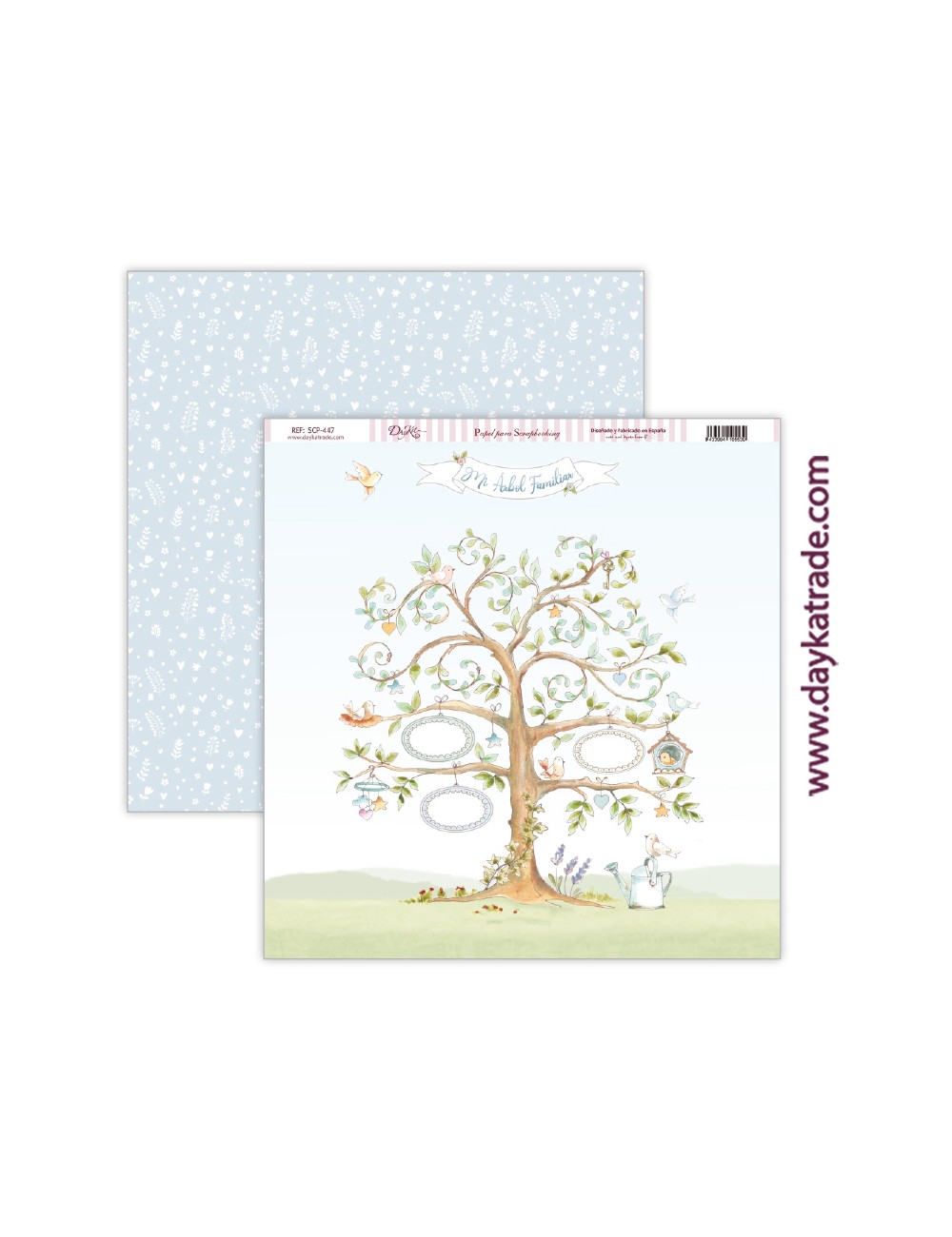 papel scrap bebé niña - colección "Ha nacido una estrella"