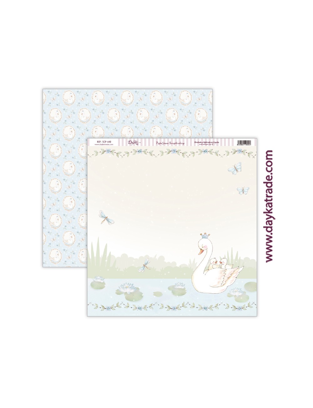 papel scrap bebé niña - colección "Ha nacido una estrella"