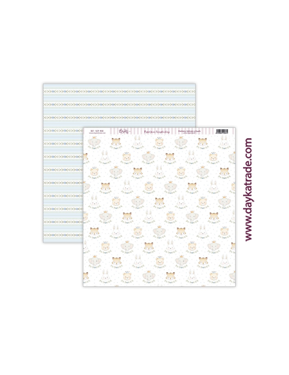 papel scrap bebé niña - colección "Ha nacido una estrella"
