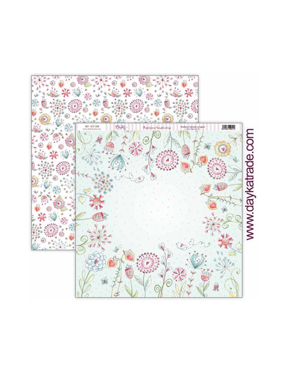 papel scrap colección "Be Happy"