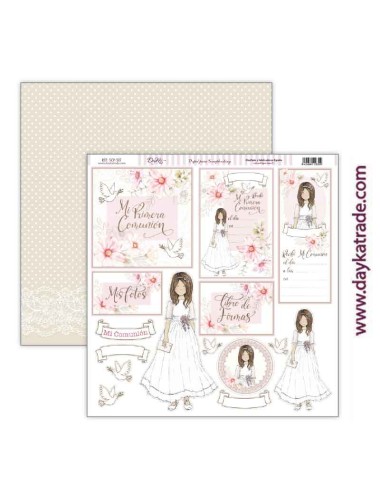 papel scrap colección "Bendiciones" Comunión