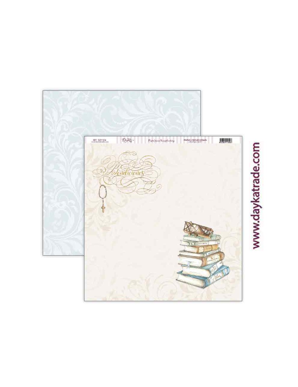 papel scrap colección "Bendiciones" Comunión