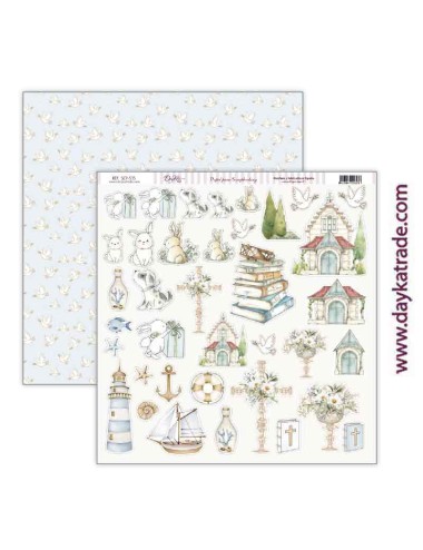 papel scrap colección "Bendiciones" Comunión