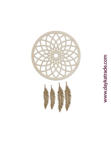 Atrapasueños + plumas