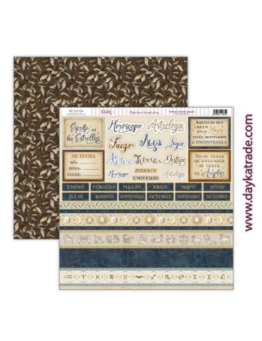 papel scrap colección "Escrito en las estrellas"