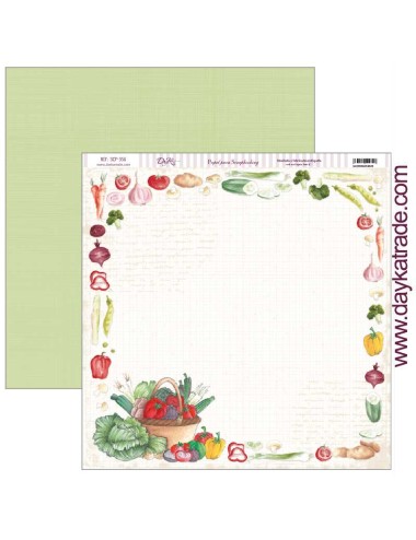 papel scrap colección "La cocina me fascina? verduras
