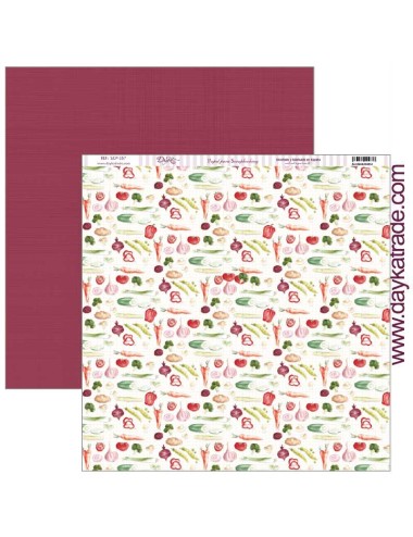 papel scrap colección "La cocina me fascina? verduras