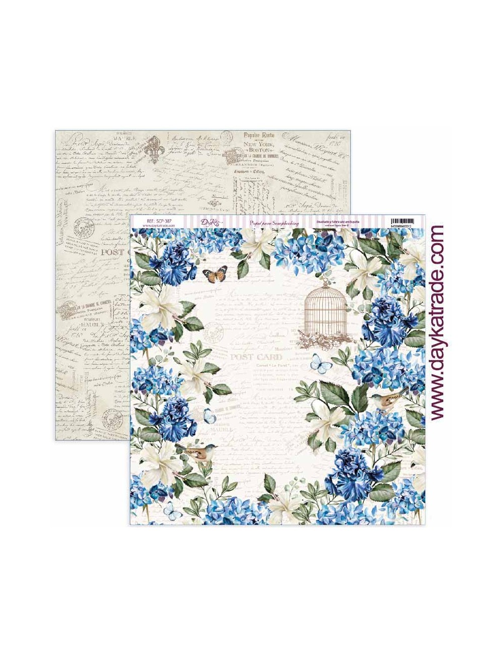 papel scrap colección "Nature in Blue?