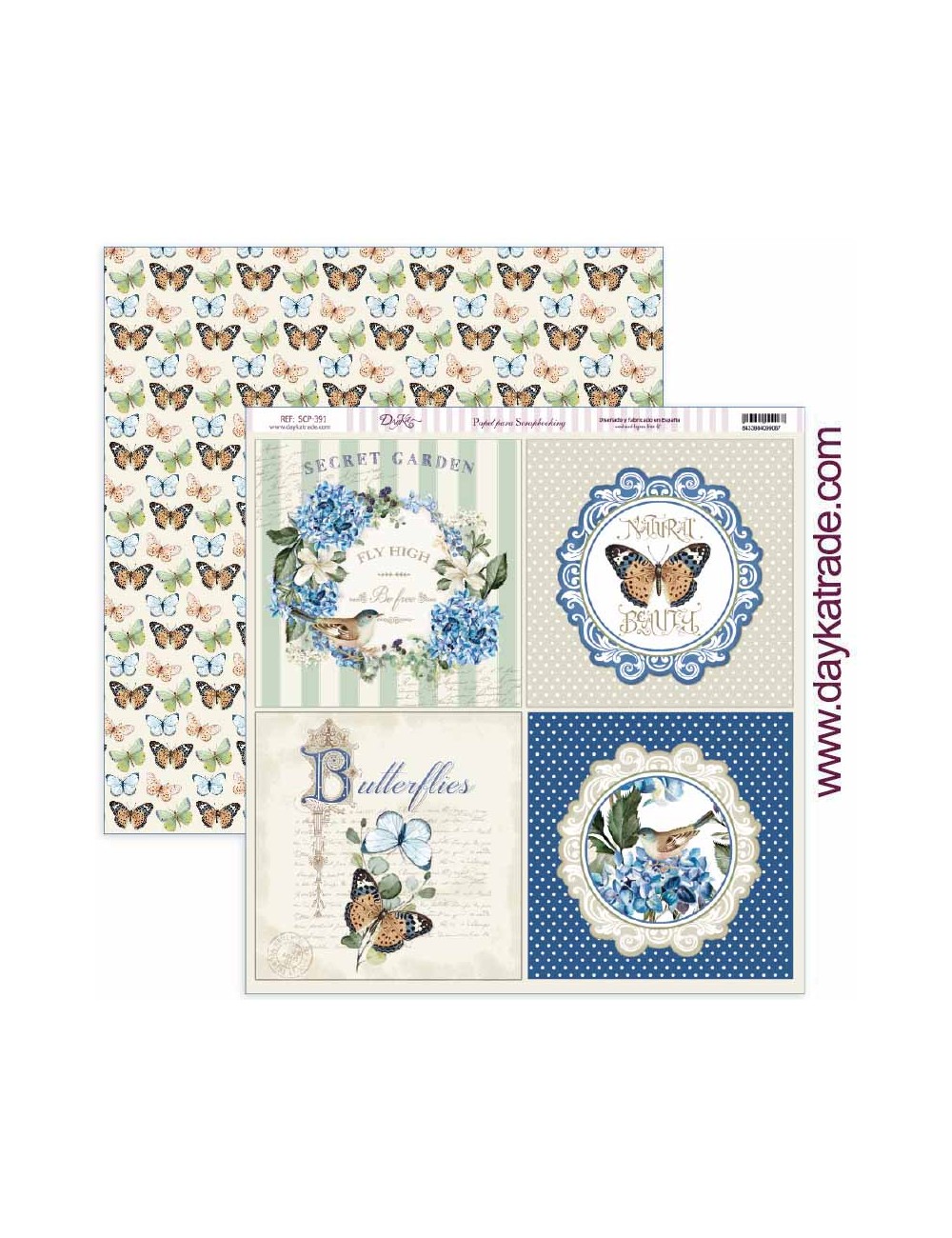 papel scrap colección "Nature in Blue?