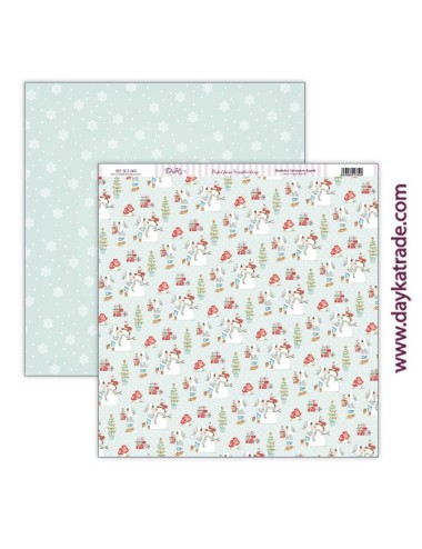 papel scrap Navidad - colección "Una Navidad de cuento"