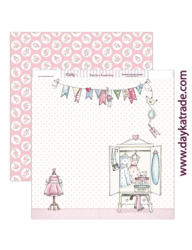 papel scrapbooking "armario"