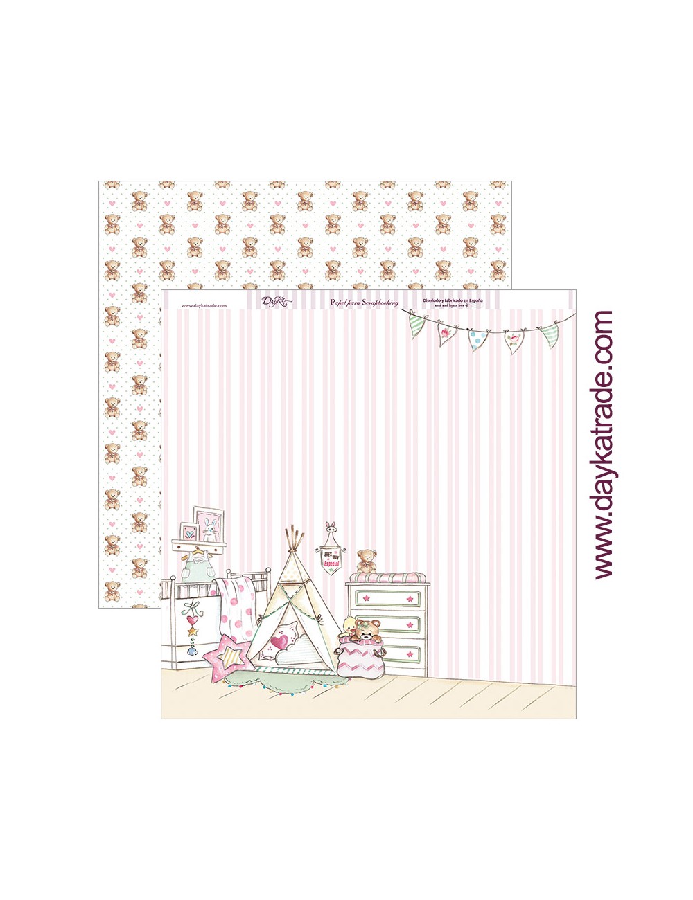 papel scrapbooking "eres muy especial" dayka trade