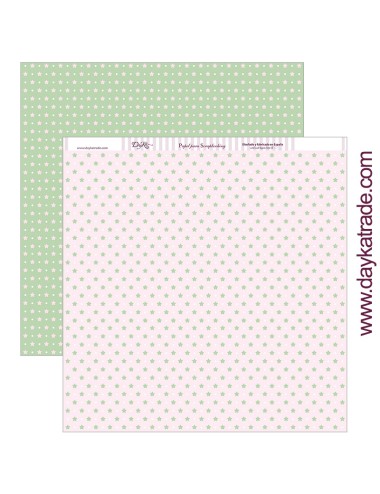 papel scrapbooking "fondo de estrellas y lunares" dayka trade