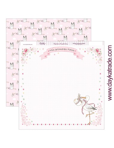 papel scrapbooking "mis primeras fotos" dayka trade